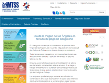 Tablet Screenshot of mtss.go.cr